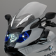 Illustration for article titled BMW Wants To Put Lasers On Motorcycles And Heads Up Displays In Helmets